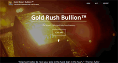 Desktop Screenshot of goldrushbullion.com