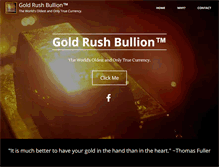 Tablet Screenshot of goldrushbullion.com